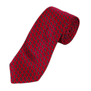 PENROSE DARK GRAY, DARK RED PAISLEY TIE | MENS